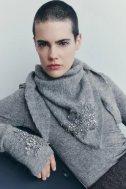 Discount BANDANA PUNTO BORDADOS ABALORIOS Mujer Accesorios / Bisuteria