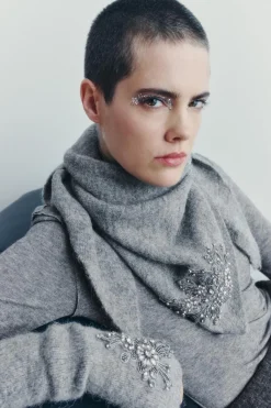 Discount BANDANA PUNTO BORDADOS ABALORIOS Mujer Accesorios / Bisuteria