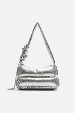 Outlet BANDOLERA ACOLCHADA METALIZADA Hombre Bolsos / Mochilas