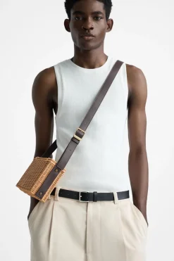 Fashion BANDOLERA CAJA TRENZADA Hombre Bolsos / Mochilas