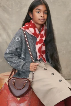 Niños ZARA 6 - 14 Años·Bolsos / Mochilas<BANDOLERA CORAZÓN PIEL PERLAS LIMITED EDITION