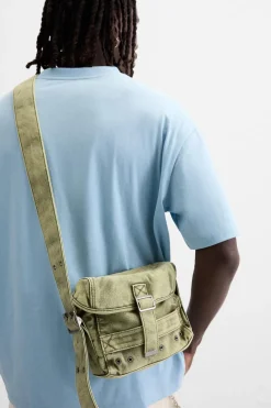 Fashion BANDOLERA DENIM DESGASTADA Hombre Bolsos / Mochilas