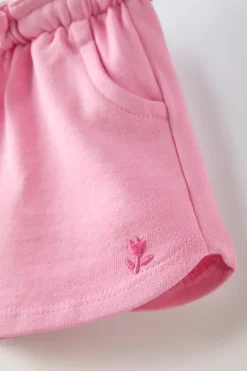 Niños ZARA 1½ - 6 Años·Faldas / Bermudas|1½ - 6 Años·Chándal<BERMUDA BORDADO FLOR