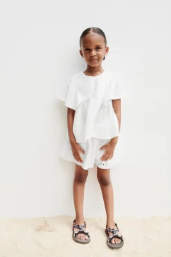 Niños ZARA 1½ - 6 Años·Faldas / Bermudas|6 - 18 Meses·Braguitas / Bermudas<BERMUDA BORDADOS FLORES