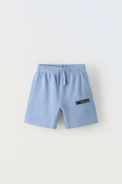 Niños ZARA 6 - 14 Años·Pantalones<BERMUDA BÁSICA ETIQUETA