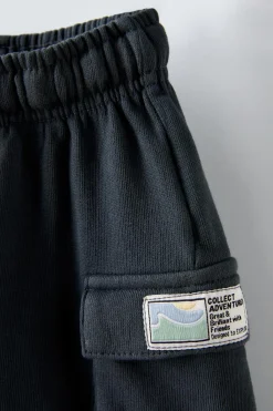 Niños ZARA 1½ - 6 Años·Pantalones / Leggings|1½ - 6 Años·Deporte / Chándal<BERMUDA CARGO ETIQUETA