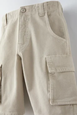 Niños ZARA 6 - 14 Años·Pantalones<BERMUDA CARGO SARGA