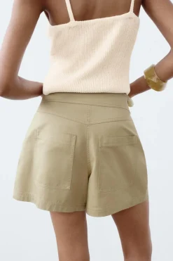 New BERMUDA CARGO TRABILLAS LATERALES Mujer Faldas / Shorts
