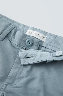 Niños ZARA 6 - 14 Años·Pantalones<BERMUDA CHINA LISA