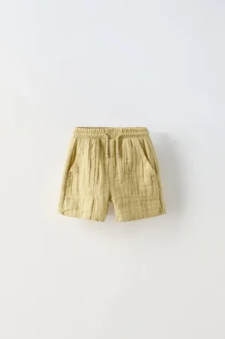 Niños ZARA 1½ - 6 Años·Pantalones / Leggings|6 - 18 Meses·Braguitas / Bermudas<BERMUDA COMBINADA BAMBULA