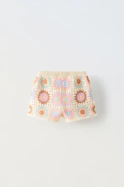 Niños ZARA 1½ - 6 Años·Punto|1½ - 6 Años·Faldas / Bermudas<BERMUDA CROCHET