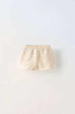 Niños ZARA 6 - 18 Meses·Punto|6 - 18 Meses·Braguitas / Bermudas<BERMUDA CROCHET