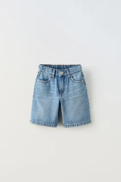 Niños ZARA 6 - 14 Años·Jeans<BERMUDA DENIM BAGGY FIT