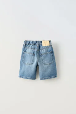 Niños ZARA 6 - 14 Años·Jeans<BERMUDA DENIM BAGGY FIT