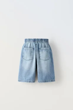 Niños ZARA 6 - 14 Años·Jeans<BERMUDA DENIM FLUIDA GOMAS