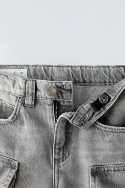 Niños ZARA 6 - 14 Años·Jeans<BERMUDA DENIM MULTIBOLSILLOS