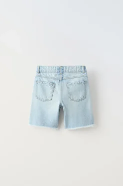 Niños ZARA 6 - 14 Años·Jeans<BERMUDA DENIM ROTOS