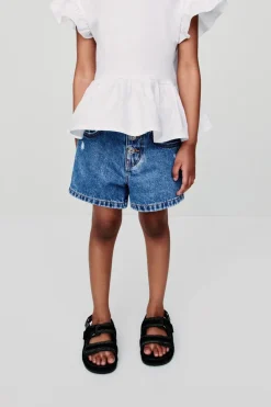 Niños ZARA 1½ - 6 Años·Jeans / Denim|1½ - 6 Años·Faldas / Bermudas<BERMUDA DENIM ROTOS