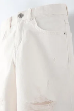 Niños ZARA 6 - 14 Años·Jeans<BERMUDA DENIM ROTOS