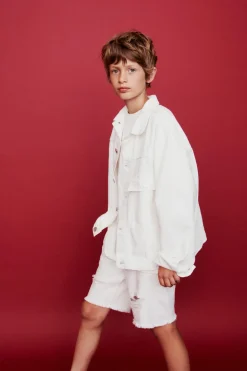 Niños ZARA 6 - 14 Años·Jeans<BERMUDA DENIM ROTOS