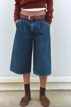 Outlet BERMUDA DENIM TRF Mujer Faldas / Shorts