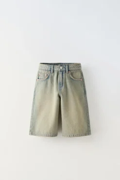 Niños ZARA 6 - 14 Años·Jeans<BERMUDA DENIM WIDE FIT