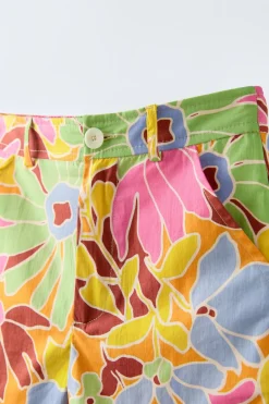 Niños ZARA 6 - 14 Años·Faldas / Bermudas|6 - 14 Años·Total Look<BERMUDA ESTAMPADO