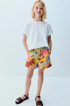Niños ZARA 6 - 14 Años·Faldas / Bermudas|6 - 14 Años·Total Look<BERMUDA ESTAMPADO