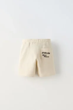 Niños ZARA 6 - 14 Años·Pantalones<BERMUDA FELPA SPIDER-MAN © MARVEL