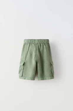 Niños ZARA 6 - 14 Años·Pantalones<BERMUDA FLUIDA CARGO