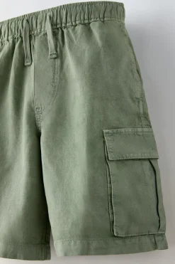 Niños ZARA 6 - 14 Años·Pantalones<BERMUDA FLUIDA CARGO