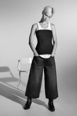 Sale BERMUDA JORTS DENIM TRF TIRO MEDIO Mujer Faldas / Shorts