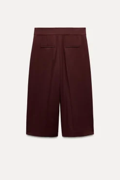 Clearance BERMUDA LARGA PLIEGUES ZW COLLECTION Mujer Faldas / Shorts