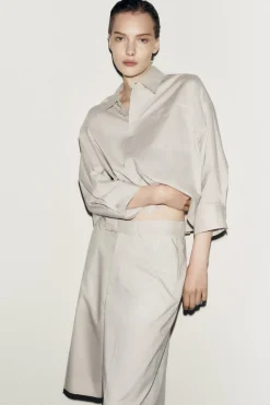 Online BERMUDA LARGA POPELÍN LIMITED EDITION Mujer Faldas / Shorts