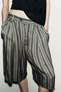 Discount BERMUDA LARGA RAYAS LIMITED EDITION Mujer Faldas / Shorts