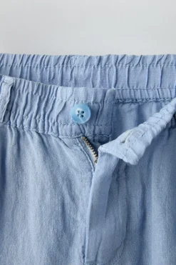 Niños ZARA 6 - 14 Años·Pantalones<BERMUDA LINO