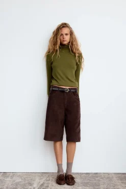 Best BERMUDA PANA Mujer Faldas / Shorts