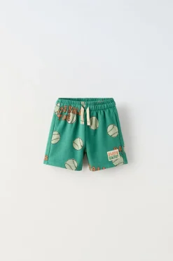 Niños ZARA 1½ - 6 Años·Faldas / Bermudas|1½ - 6 Años·Pantalones / Leggings<BERMUDA PELOTA BEISBOL