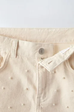 Niños ZARA 6 - 14 Años·Faldas / Bermudas<BERMUDA PERLAS