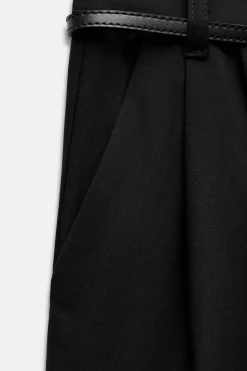 Fashion BERMUDA PLIEGUES CINTURÓN Mujer Faldas / Shorts