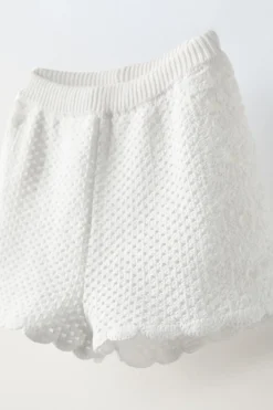 Niños ZARA 1½ - 6 Años·Punto|1½ - 6 Años·Faldas / Bermudas<BERMUDA PUNTO CROCHET