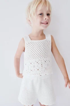 Niños ZARA 1½ - 6 Años·Punto|1½ - 6 Años·Faldas / Bermudas<BERMUDA PUNTO CROCHET