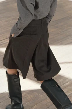 Best BERMUDA RAYA DIPLOMÁTICA ZW COLLECTION Mujer Faldas / Shorts