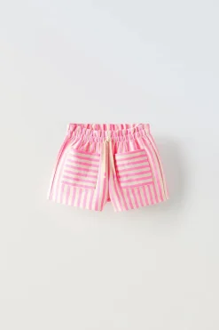 Niños ZARA 1½ - 6 Años·Faldas / Bermudas|6 - 18 Meses·Braguitas / Bermudas<BERMUDA RAYAS