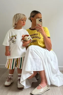 Niños ZARA 1½ - 6 Años·Faldas / Bermudas|1½ - 6 Años·Pantalones / Leggings<BERMUDA RAYAS MULTICOLOR