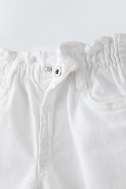 Niños ZARA 1½ - 6 Años·Faldas / Bermudas|6 - 18 Meses·Braguitas / Bermudas<BERMUDA SARGA PAPERBAG