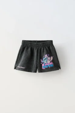 Niños ZARA 6 - 14 Años·Faldas / Bermudas<BERMUDA STITCH & ANGEL © DISNEY