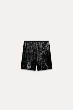 Best BERMUDA TIRO ALTO LENTEJUELAS Mujer Faldas / Shorts