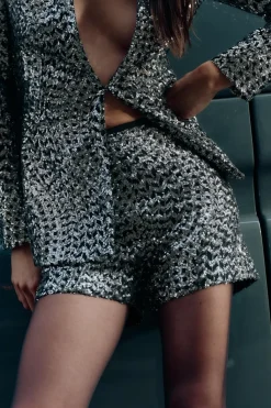 Sale BERMUDA TIRO ALTO LENTEJUELAS Mujer Faldas / Shorts