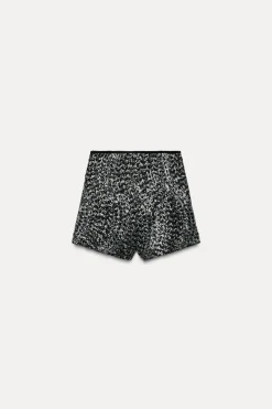 Sale BERMUDA TIRO ALTO LENTEJUELAS Mujer Faldas / Shorts